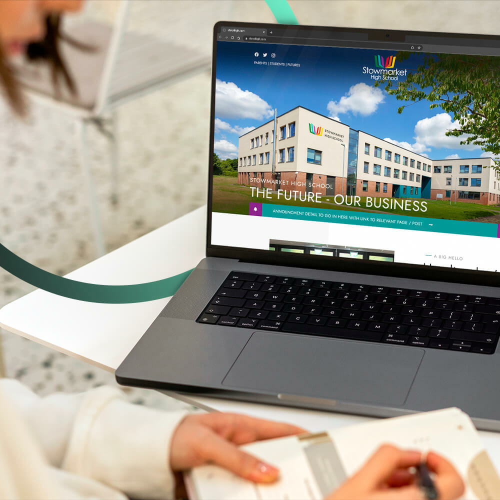 Website design and development for a school based in Stowmarket, Suffolk